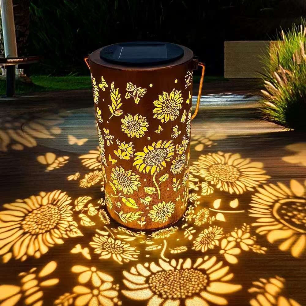 Solar Garden Light - Zonnebloemlicht en schaduwlamp Waterdicht buitenlicht op