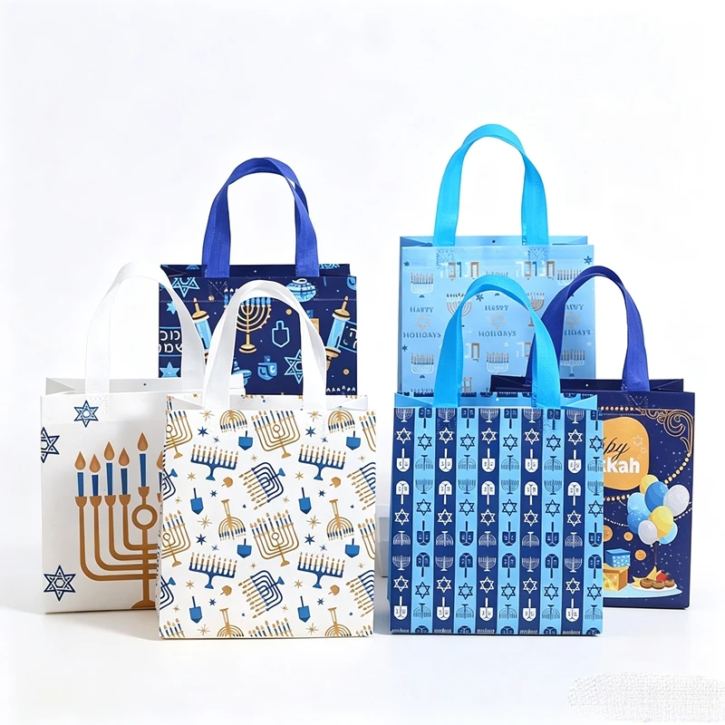 Reusable Bag - 50 stuks chique Joodse feestelijke niet-geweven