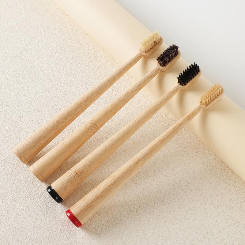 Bamboo Toothbrush - 1 stuk/4 stuks tandenborstel van bamboe