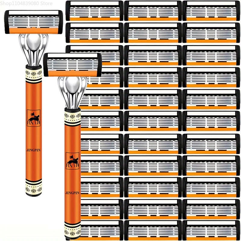 Safety Razor Handle - 2026hot 6-Lagen Veiligheids Scheermes Set Hoge