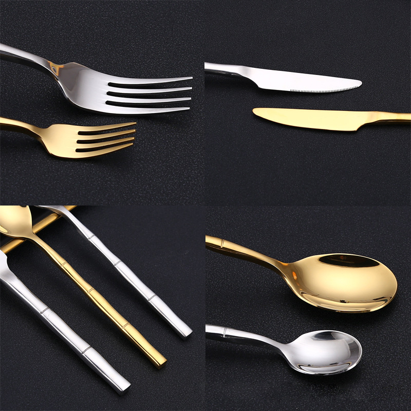 4/5 Stuks Bamboe Ontwerp Rvs B - Bamboo Cutlery recensie en prijs