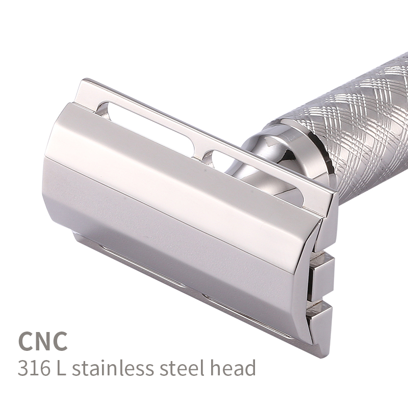 Cnc 316l Roestvrijstalen Dubbe - Safety Razor Handle recensie en prijs