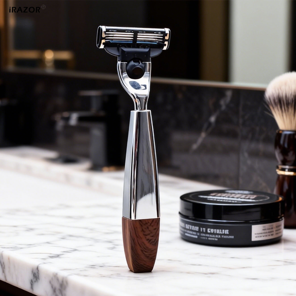 iRAZOR Square 3-blads veilighe - Safety Razor Handle recensie en prijs