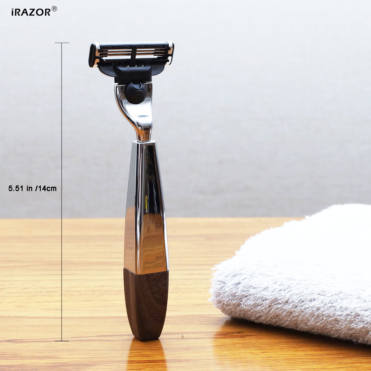 iRAZOR Square 3-blads veilighe - Safety Razor Handle recensie en prijs