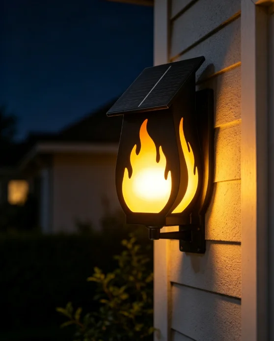 Buiten solar wandlamp vlam sfe - Solar Garden Light recensie en prijs
