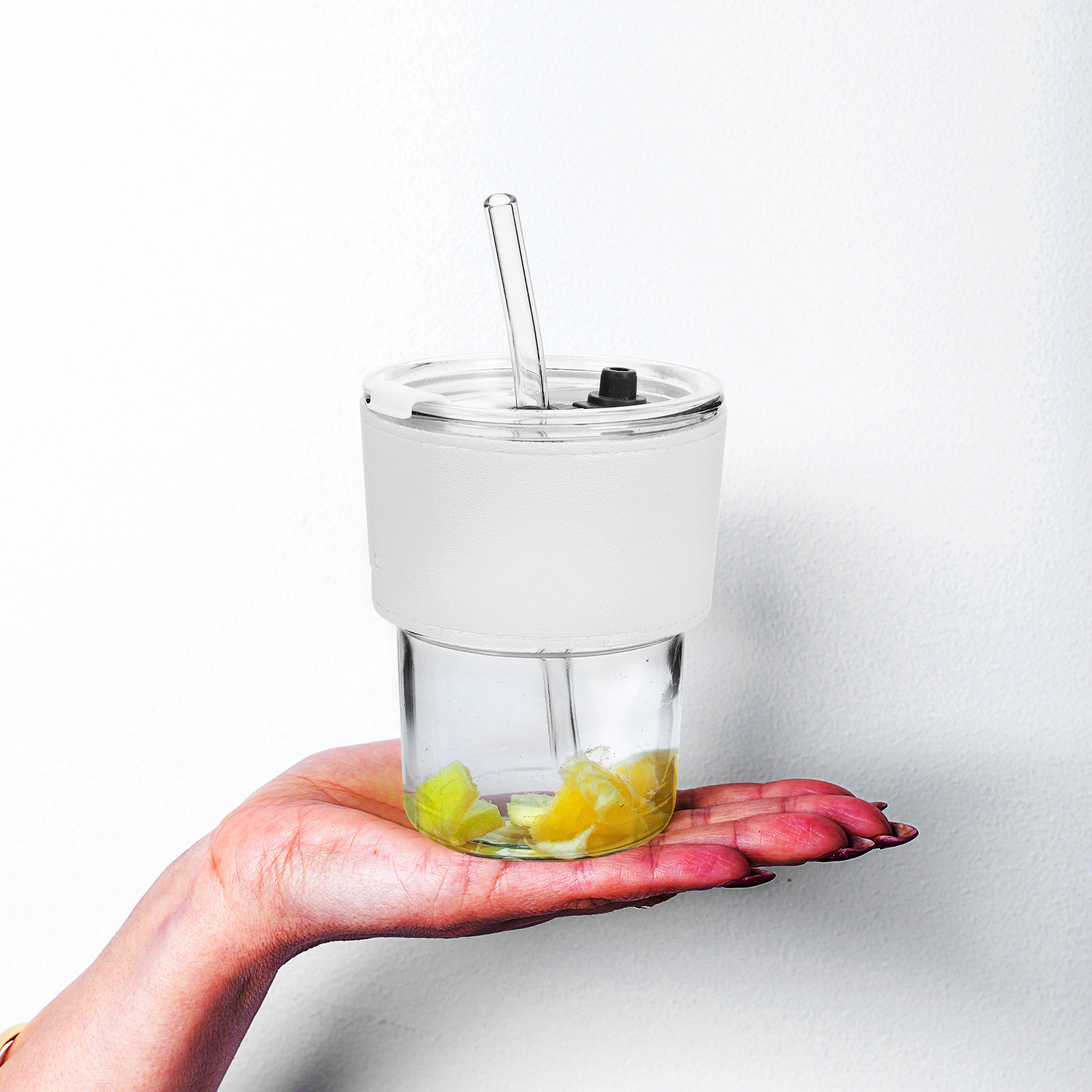 2-delige set glazen sapflessen - Reusable Straw recensie en prijs