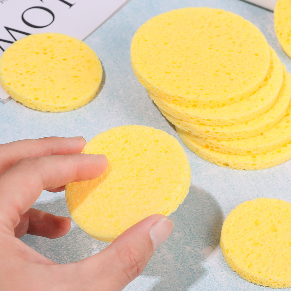 10 Stuks 6-9 Cm Geel Gezicht R - Eco Sponge recensie en prijs