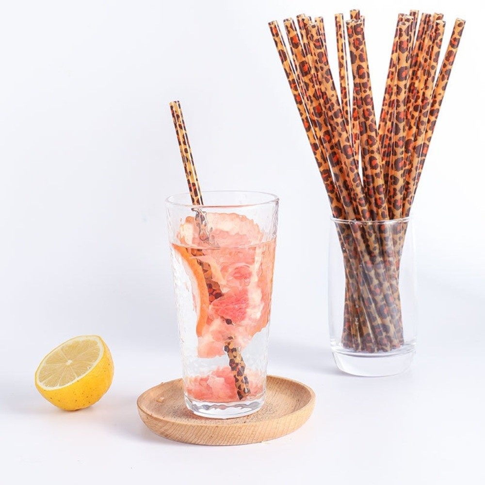 Trendy drinkrietjes met luipaa - Reusable Straw recensie en prijs